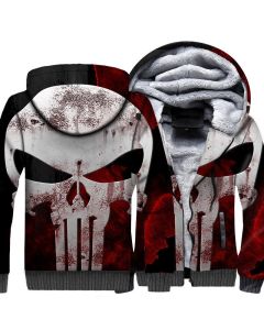 Ghost Rider Series Ghost Hoodie Black Red