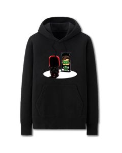 Solid Color Green Lantern and Deadpool Cartoon Style Deadpool Cartoon Style F Hoodie Solid Green