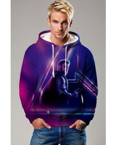 Purple Thor Avengers Pullover Hoodie