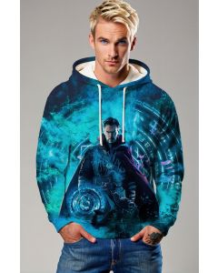 Doctor Strange Mystic Arts Hoodie – Blue Sorcery Glow