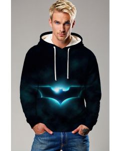 Knightfall Emblem Hoodie – Midnight Blue