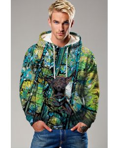 Forest Green Wolfsbane X-Men Pullover Hoodie
