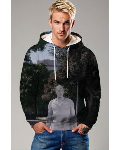 Power and comfort come together in the White Vision Hoodie