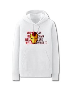 Iron Man Solid Color Super Hero I Marvel Inspired Hoodie Solid