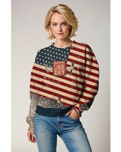 Labor Day Crew Neck Sweater-10