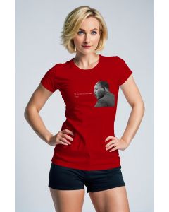 AvantGarde Fashionable Vibrant Red Martin Luther King Graphic Comfort Tee
