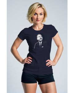 Martin Luther King Blue Print Relaxed Fit TShirt