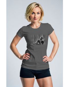 Stylish Minimalist Grey Martin Luther King Print Versatile Comfortable Tshirt