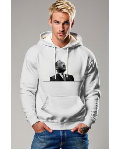 Minimalist Martin Luther King Inspirational Print Fashion Hoodie
