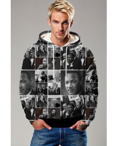 Martin Luther King Graphic Comfort Street Hoodie