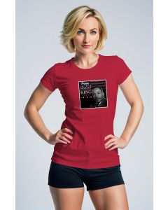 Radiant Red Stylish Dr Martin Luther King Graphic Tee