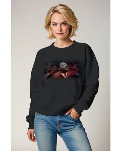 Urban Trendy Martin Luther King Graphic Crewneck Sweatshirt