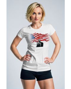 MLK Inspirational White Graphic TShirt