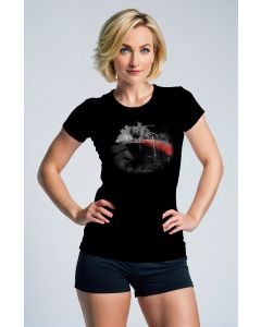 Dr King Graphic Print Black T Shirt