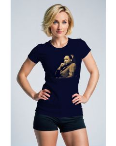 Bold Blue Martin Luther King Graphic Tee