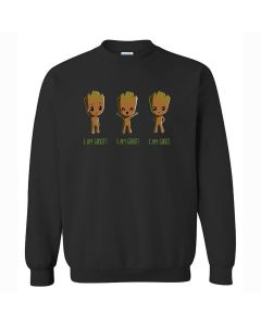 AM GROOT Icon Icon Sweatshirt Everyday Wear Graphic