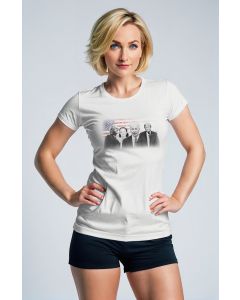 Retro White Presidential Memorial Comfort Tee