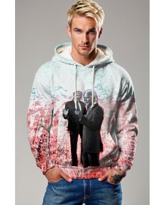 Presidential Memorial Red Green Color Block Hoodie