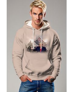 Trump Presidential Memorial Khaki Hoodie