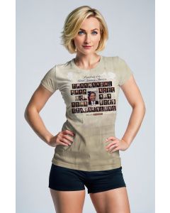 Presidential Portrait Blue Stylish Stamp Print TShirt