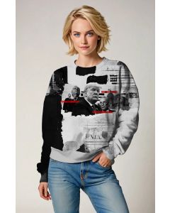 Presidential Memorial Black Graphic Sweatshirt