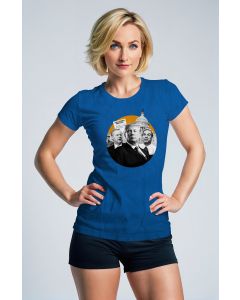 Presidential Memorial Loose Fit Blue Graphic TShirt