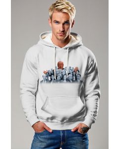 Trump Presidential Memorial White Casual Hoodie