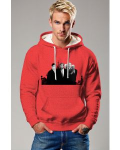 Red Presidential Memorial Print Unisex Comfortable Hoodie
