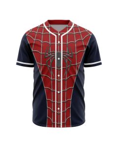 Spiderman Cosplay Marvel Baseball Jersey