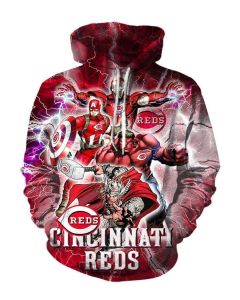 Avengers The Avengers Cincinnati Marvel Inspired Hoodie Red