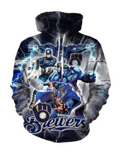Avengers The Avengers Milwaukee B Marvel Inspired Hoodie Black