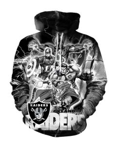 Avengers The Avengers Okland Marvel Inspired Hoodie Black