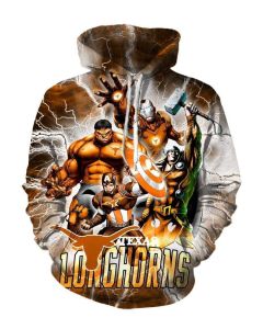 Avengers The Avengers Texas Longh Marvel Inspired Hoodie Orange
