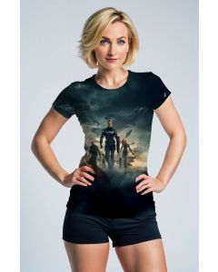 Dark Green Captain America Avengers Graphic T‑Shirt