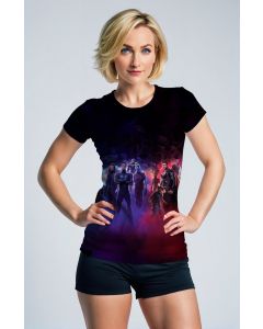 Black and Red Avengers Team T‑Shirt