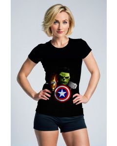 Black Avengers Elements T‑Shirt