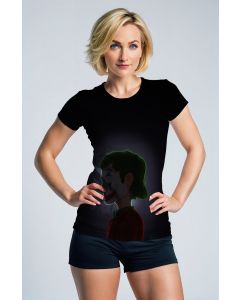  Black Joker Profile Art T‑Shirt