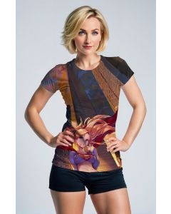 Supergirl Anime Sunset T-Shirt