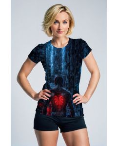 Neo-Spider T-Shirt – Rain Code Red
