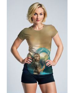 Embody the goddess of war with the Thena T-shirt, perfect for showcasing strength and elegance in one design.