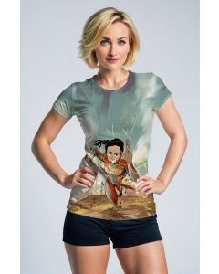Run fast in the Makkari T-Shirt, featuring a high-octane graphic of Makkari.