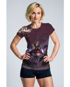 Quasar (Wendell Vaughn) T-Shirt - Cosmic Red Edition