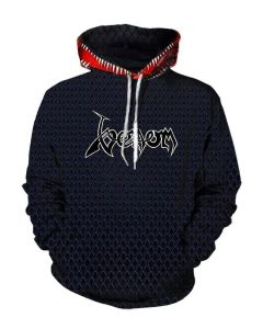 Pullover Black Venom Tongue Hoodie Black