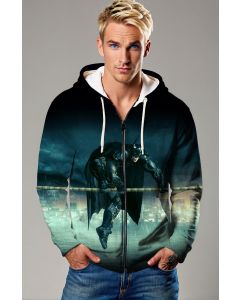Batman Zip-Up – Dark Rain Sentinel