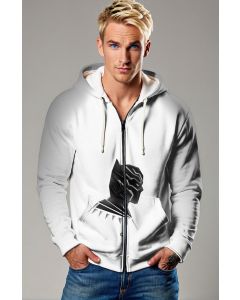 Black Panther Zip-Up – Wakanda Minimal