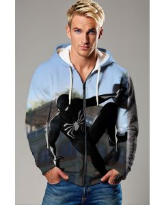 Symbiote Shadow Zip-Up – Black Suit Evolution