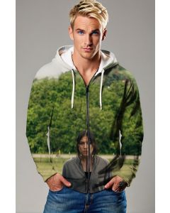 Gray Maya Lopez Zip-Up Hoodie – Functional Hero Streetwear