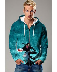 Cindy Moon Zip-Up Hoodie – Silk Power
