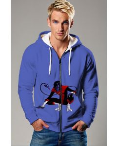 Kurt Wagner / Nightcrawler Zip-Up Hoodie - Agile Hero of the X-Men