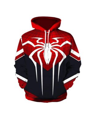 Spider-Man Printed Spider Marvel Inspired Hoodie Graphic